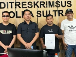 AJI, IJTI, dan KKJ Laporkan Kasus Doxing Wartawan Fadli Aksar ke Polda Sultra