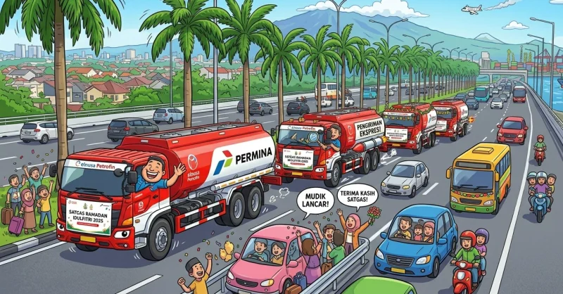 Distribusi BBM Dipantau 24 Jam, Elnusa Petrofin Dukung Ketahanan Energi Selama Lebaran 1 Distribusi BBM Dipantau 24 Jam, Elnusa Petrofin Dukung Ketahanan Energi Selama Lebaran