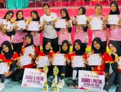 Tim Voli SMPN 1 Maginti Juara Velusia Cup 2026, Kalahkan Sesama Wakil Muna Barat