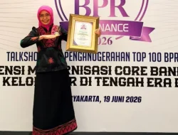 BPR Konsel Sabet Predikat Top 100 BPR Bintang 4 dari The Finance 2026
