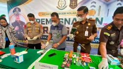 Komitmen Transparansi, Kejari Kolut Musnahkan Barang Bukti dari 19 Perkara Inkrah ‎