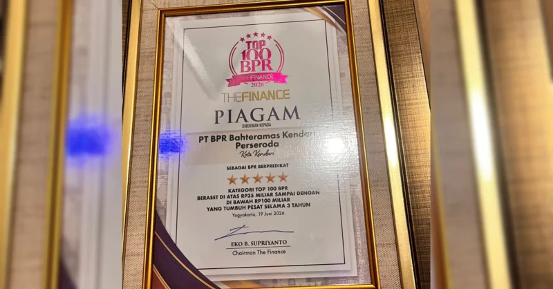 BPR Bahteramas Kendari Raih Predikat Bintang 5 Nasional pada Top 100 BPR Award 2026 3 BPR Bahteramas Kendari Raih Predikat Bintang 5 Nasional pada Top 100 BPR Award 2026