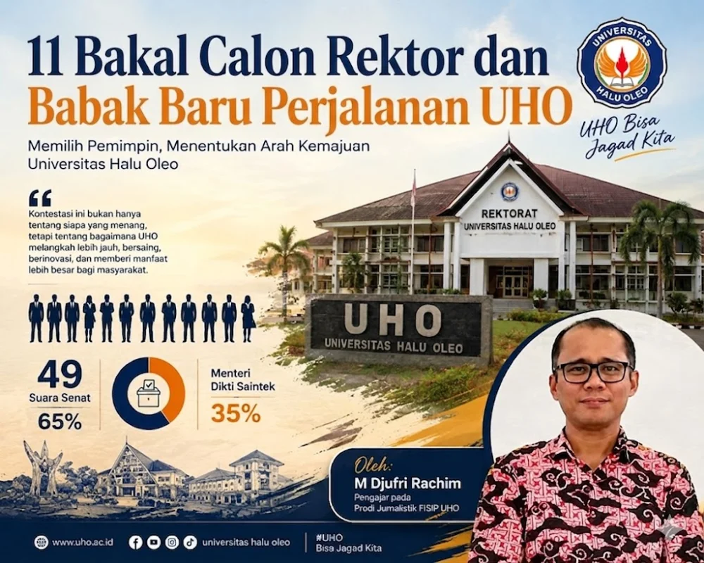 11 Bakal Calon Rektor dan Babak Baru Perjalanan UHO