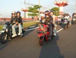 Asmo Sulsel Gelar Scoopy Riding di Makassar, Padukan Gaya Hidup dan Keselamatan Berkendara