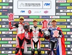 CBR Series Melesat Kencang, AHRT Borong Tiga Podium ARRC Motegi