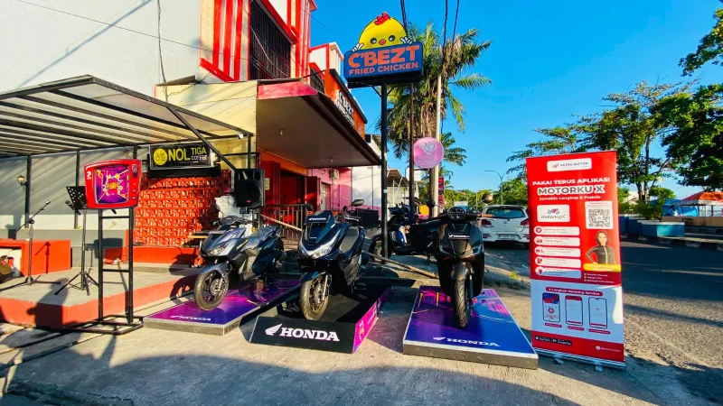 Asmo Sulsel Perluas Roadshow di Kafe, Dekatkan Beragam Motor Honda ke Masyarakat