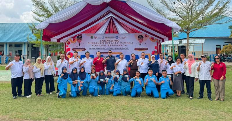 BPR Konawe dan OJK Sultra Luncurkan Program Simpel, 12.969 Pelajar di Konawe Kini Punya Rekening Tabungan