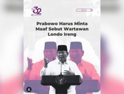 AJI Indonesia Desak Prabowo Minta Maaf Usai Sebut Wartawan Londo Ireng