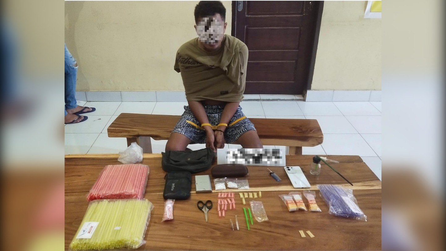 Polisi Tangkap Terduga Pengedar Narkoba di Muna, Sita Hampir 32 Gram Sabu