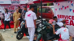 Asmo Sulsel Hadirkan Layanan Servis Kunjung dan Test Ride Motor Listrik Honda di Disdukcapil Kota Ambon