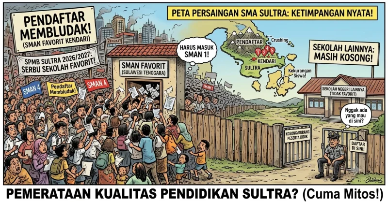 SPMB SMA/SMK Berakhir, SMAN 1 hingga SMAN 5 Kendari Diserbu, Sekolah Lain Kekurangan Siswa 1 SPMB SMA/SMK Berakhir, SMAN 1 hingga SMAN 5 Kendari Diserbu, Sekolah Lain Kekurangan Siswa