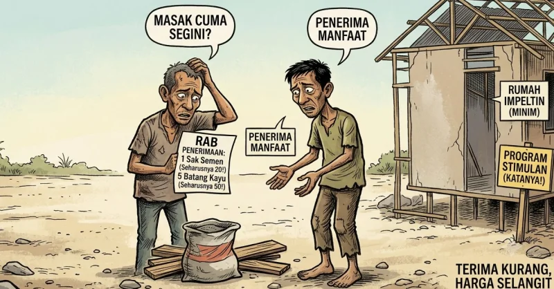 Penerima BSPS di Kolaka Utara Keluhkan Dugaan Mark Up Harga Material, Selisih Capai Rp3 Juta per Rumah 1 Penerima BSPS di Kolaka Utara Keluhkan Dugaan Mark Up Harga Material, Selisih Capai Rp3 Juta per Rumah