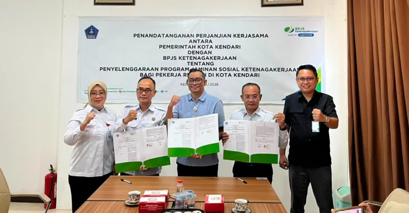 Pemkot Kendari Gandeng BPJS Ketenagakerjaan Lindungi Pekerja Rentan 1 Pemkot Kendari Gandeng BPJS Ketenagakerjaan Lindungi Pekerja Rentan