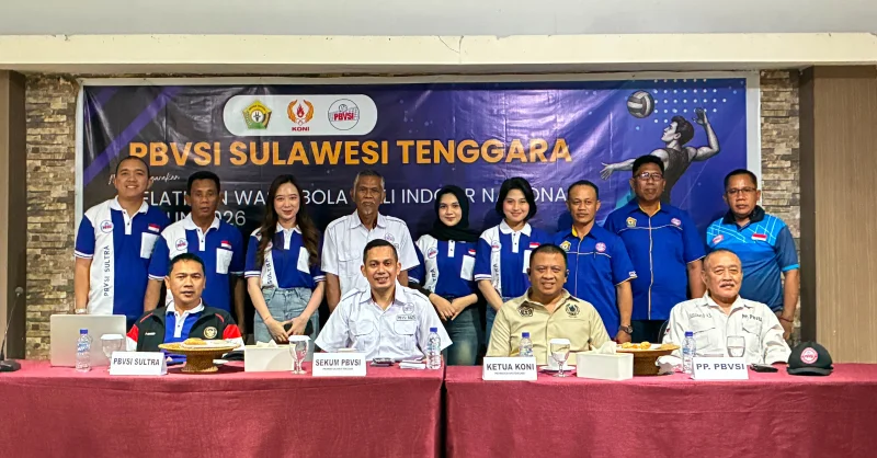PBVSI Sultra Naikkan Kelas Wasit Daerah, 48 Peserta Ikuti Pelatihan Nasional C