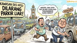 Dishub Kendari Tindak Tegas Parkir Liar di Eks-MTQ, Ban Mobil Pengganggu Arus Lalin Dikempiskan