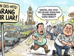 Dishub Kendari Tindak Tegas Parkir Liar di Eks-MTQ, Ban Mobil Pengganggu Arus Lalin Dikempiskan