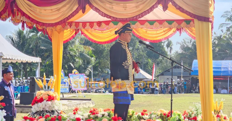 Pimpin Upacara HUT ke-12 Muna Barat, Gubernur Sultra Tekankan Sinergi untuk Percepat Pembangunan Daerah
