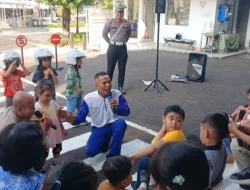 Serunya Belajar Tertib Lalu Lintas Bersama AHM di Hari Anak Nasional
