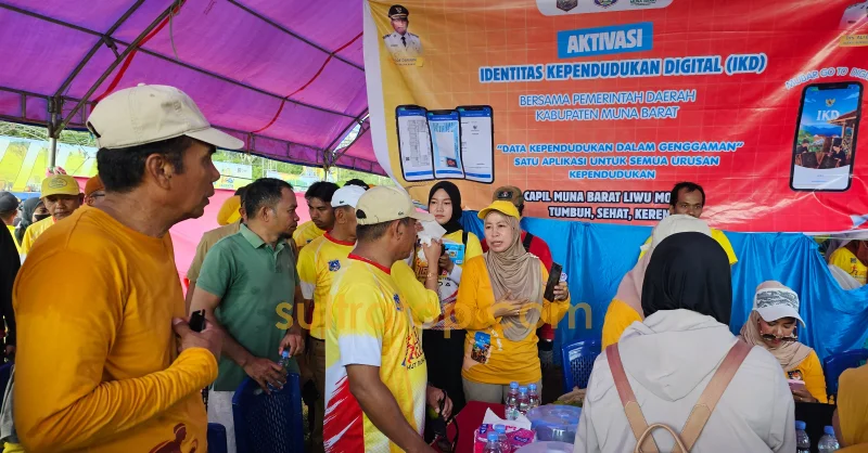 Aktivasi IKD Jadi Daya Tarik di Fun Run HUT ke-12 Muna Barat, Bupati Wajibkan ASN Gunakan Identitas Digital 1 Aktivasi IKD Jadi Daya Tarik di Fun Run HUT ke-12 Muna Barat, Bupati Wajibkan ASN Gunakan Identitas Digital
