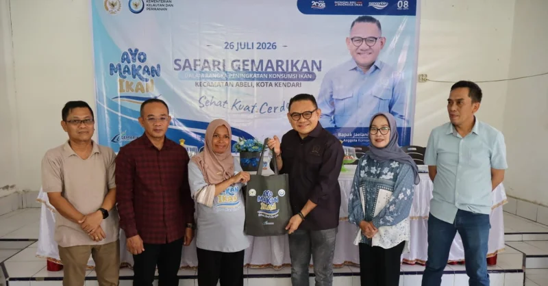 Empat Kelurahan di Kendari Terima Program Gemarikan dari Jaelani, Warga Diajak Gemar Makan Ikan