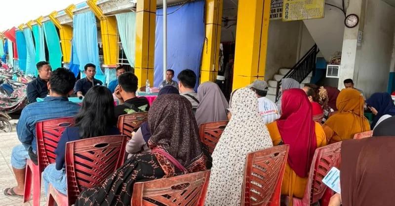 BPJS Ketenagakerjaan Sosialisasikan Jaminan Sosial bagi Pedagang Pasar Baruga Kendari