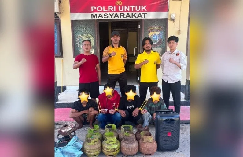 Polsek Sawa Konawe Utara Ungkap Belasan Kasus Pencurian, Empat Pelaku Ditangkap