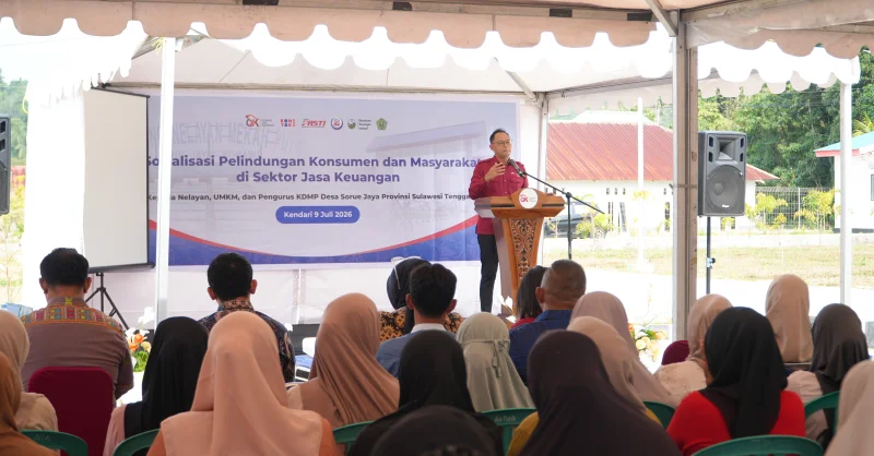 OJK Sultra Perkuat Pelindungan Konsumen bagi Nelayan dan UMKM di KNMP Konawe