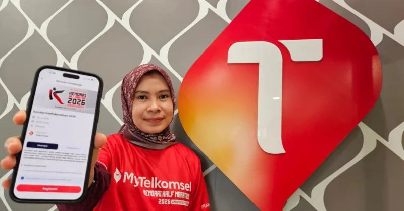 Telkomsel Perkuat Pengalaman Digital di MyTelkomsel Kendari Half Marathon 2026