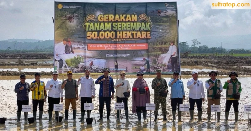 Kementan Genjot Indeks Pertanaman Lewat Gerakan Tanam Serempak Oplah dan CSR