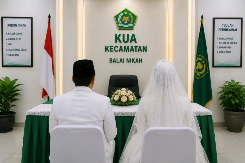 Menikah di KUA Kian Diminati, 1.229 Pasangan di Sultra Pilih Akad Sederhana