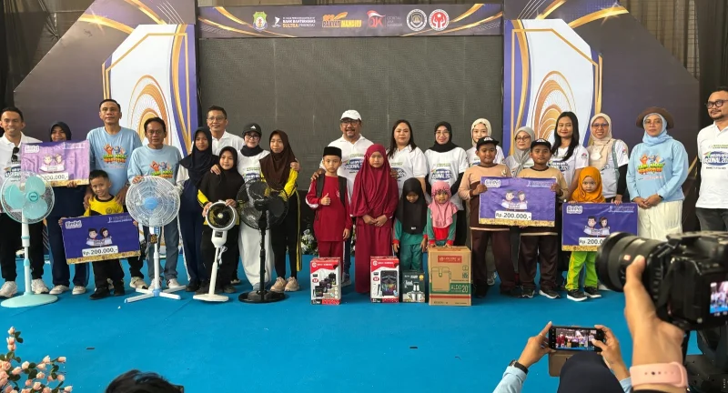 Bupati Bombana Hadiri Senam HAN 2026, BPR Bombana Meriahkan dengan Doorprize