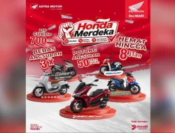 Rayakan HUT RI, Asmo Sulsel Hadirkan Promo Honda Merdeka, DP Mulai Rp700 Ribuan