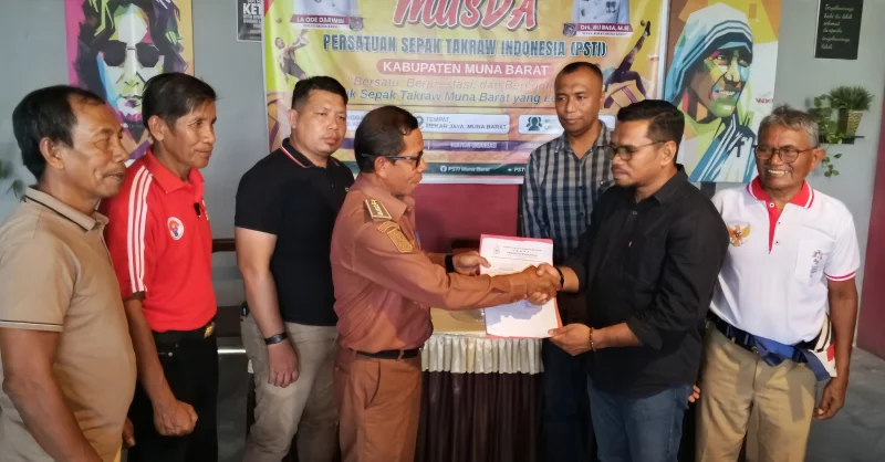La Ode Muhammad Syawal Terpilih Jadi Ketua Persatuan Sepak Takraw di Muna Barat 1 La Ode Muhammad Syawal Terpilih Jadi Ketua Persatuan Sepak Takraw di Muna Barat