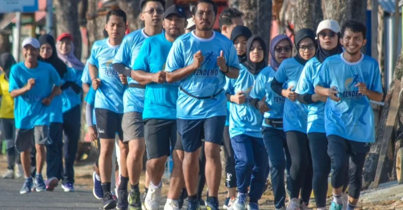 80 Orang Bergabung, Kisah Komunitas Tendemo Jadi Penggerak Olahraga Lari di Muna