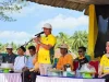 Buka Turnamen Sepak Bola di Tiworo Tengah, Bupati Muna Barat Sumbang Rp10 Juta