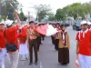 Gubernur Sultra Lepas Fun Walk Kebangsaan, Bendera Merah Putih 81 Meter Dibentangkan