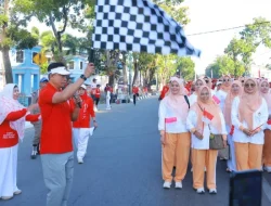 Dharma Wanita Persatuan Sultra Gelar Jalan Santai, Bazar Kuliner, dan Donor Darah