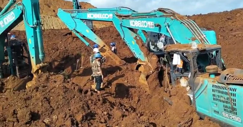 Dua Ekskavator Tertimbun Material di Tambang Nikel PT PDP Kolut, Aspek Keselamatan Disorot ‎