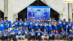 Gerakan Langit Biru Indonesia Asri, Demokrat Muna Barat Bersihkan Masjid Peninggalan Soeharto di Desa Guali