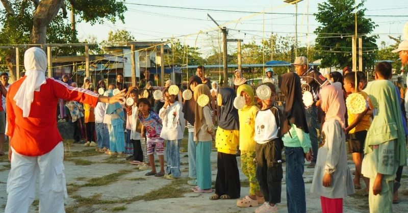 Demokrat Muna Barat Gelar Lomba Tradisional, Ajak Warga Perkuat Gotong Royong