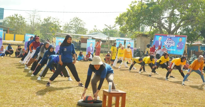 Demokrat Muna Barat Gelar Lomba Tradisional, Ajak Warga Perkuat Gotong Royong