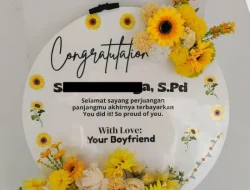 Bikin Baper! Ucapan Romantis untuk Mahasiswi Ini Terpajang di UIN Kendari