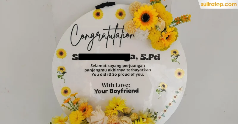 Bikin Baper! Ucapan Romantis untuk Mahasiswi Ini Terpajang di UIN Kendari 1 Bikin Baper! Ucapan Romantis untuk Mahasiswi Ini Terpajang di UIN Kendari
