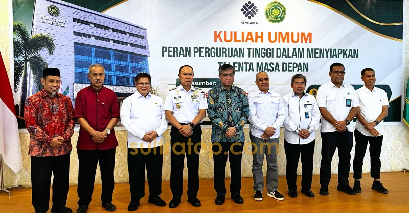 Kuliah Umum di UM Kendari, Menaker Ajak Mahasiswa Sultra Manfaatkan Program Magang Nasional 1 Kuliah Umum di UM Kendari, Menaker Ajak Mahasiswa Sultra Manfaatkan Program Magang Nasional
