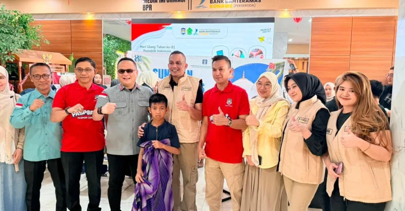 Semarak HUT RI ke-81, Imigrasi Kendari, Pemkab Konawe dan BPR Bahteramas Gelar Bakti Sosial 3 Semarak HUT RI ke-81, Imigrasi Kendari, Pemkab Konawe dan BPR Bahteramas Gelar Bakti Sosial