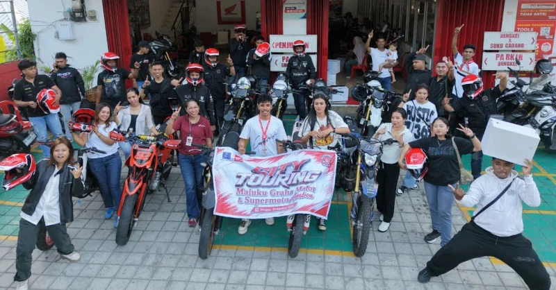 Jelajah Kota Ambon, Maluku Graha Motor Gelar Rolling City Bersama Komunitas Honda CRF 1 Jelajah Kota Ambon, Maluku Graha Motor Gelar Rolling City Bersama Komunitas Honda CRF