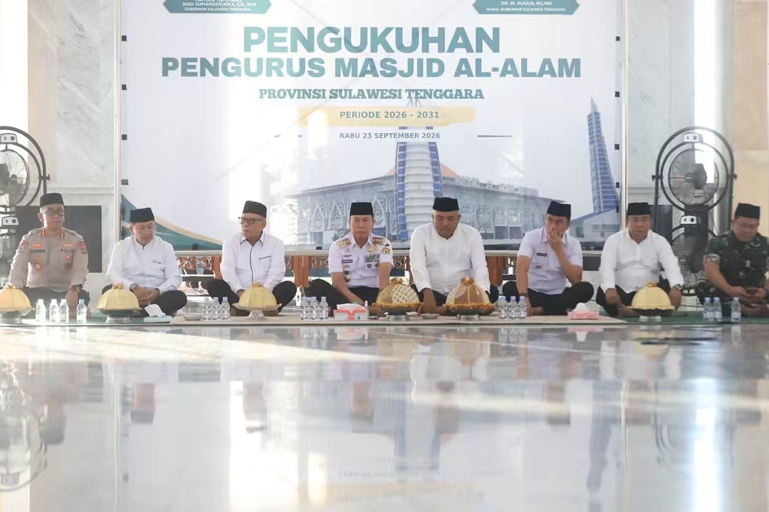 ‎Susunan Pengurus Masjid Al-Alam Kendari 2026–2031, Akhmad Aljufri sebagai Ketua