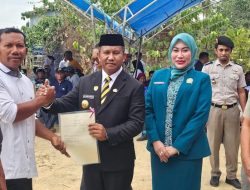 Hantaru 2026, Bupati Muna Barat Serahkan 4.063 Sertifikat PTSL kepada Warga