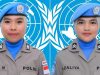 Dua Polwan Asal Sultra Terpilih Jalankan Misi Kemanusiaan PBB di Afrika Tengah