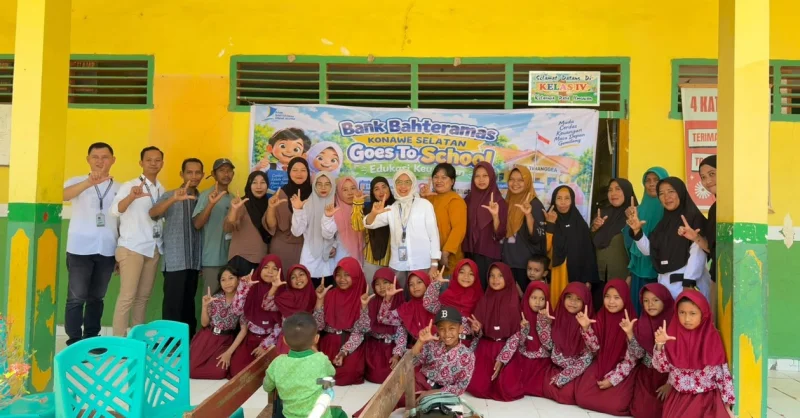 BPR Bahteramas Konsel Dorong Budaya Menabung Sejak Dini di SDN 8 Tinanggea
